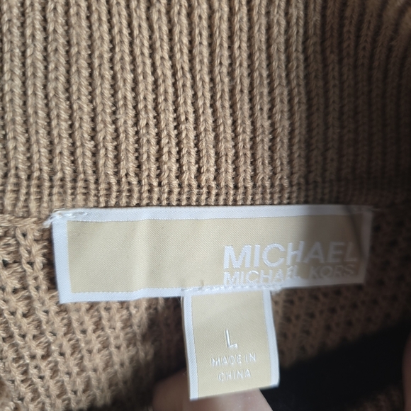 Michael Kors Tan Cowl Neck Sweater - Picture 4 of 5